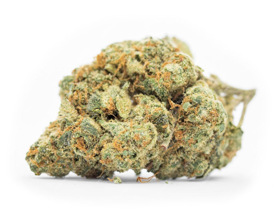 Premium cannabis bud from an Ottawa dispensary, featuring vibrant green hues and orange pistils, available at High Ties Cannabis Dispensary.