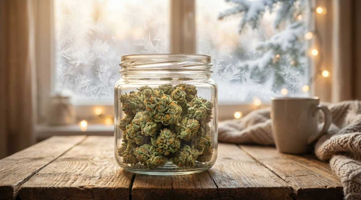 winter cannabis storage